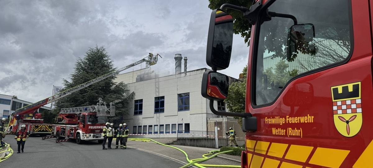 Brand in Wetter: A1 war gesperrt