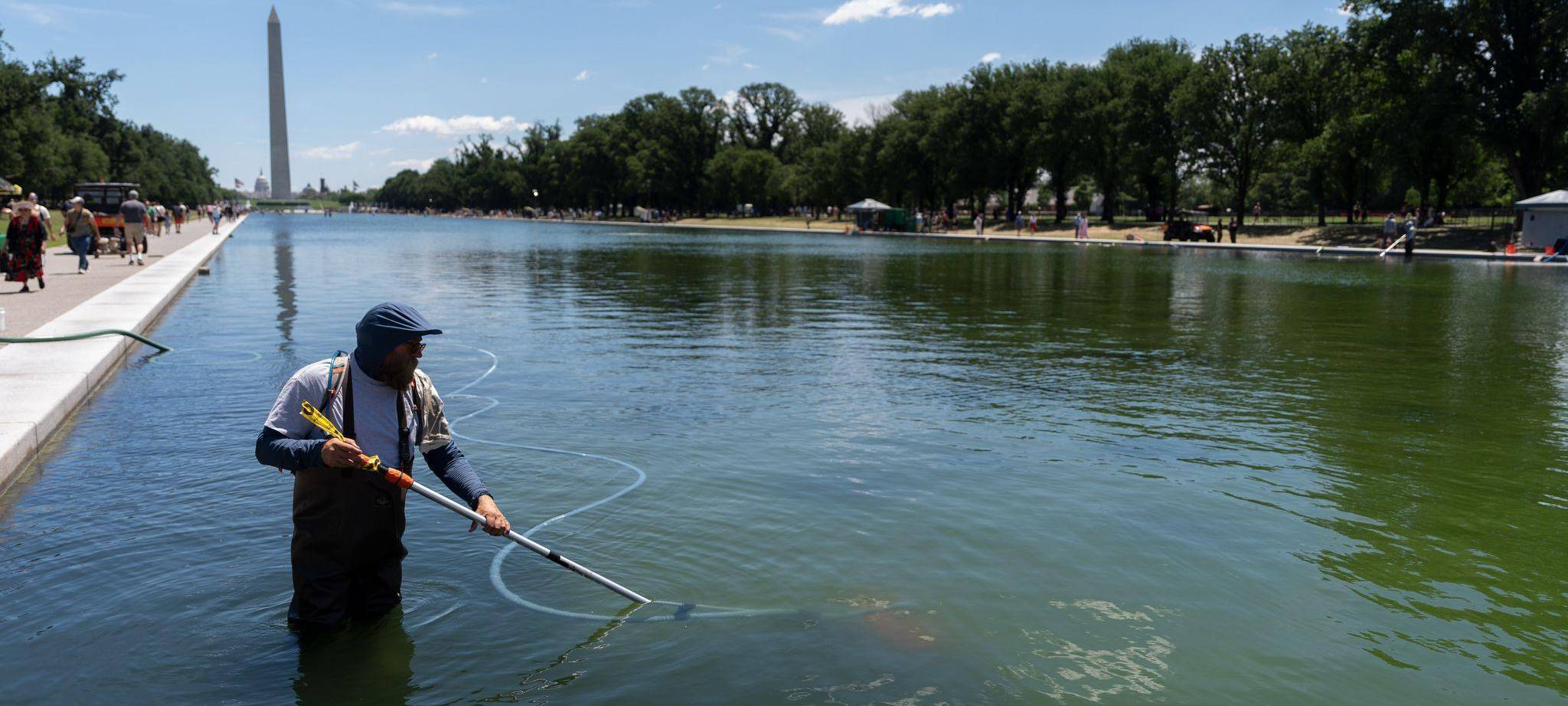 Reflecting Pool am Lincoln Memorial