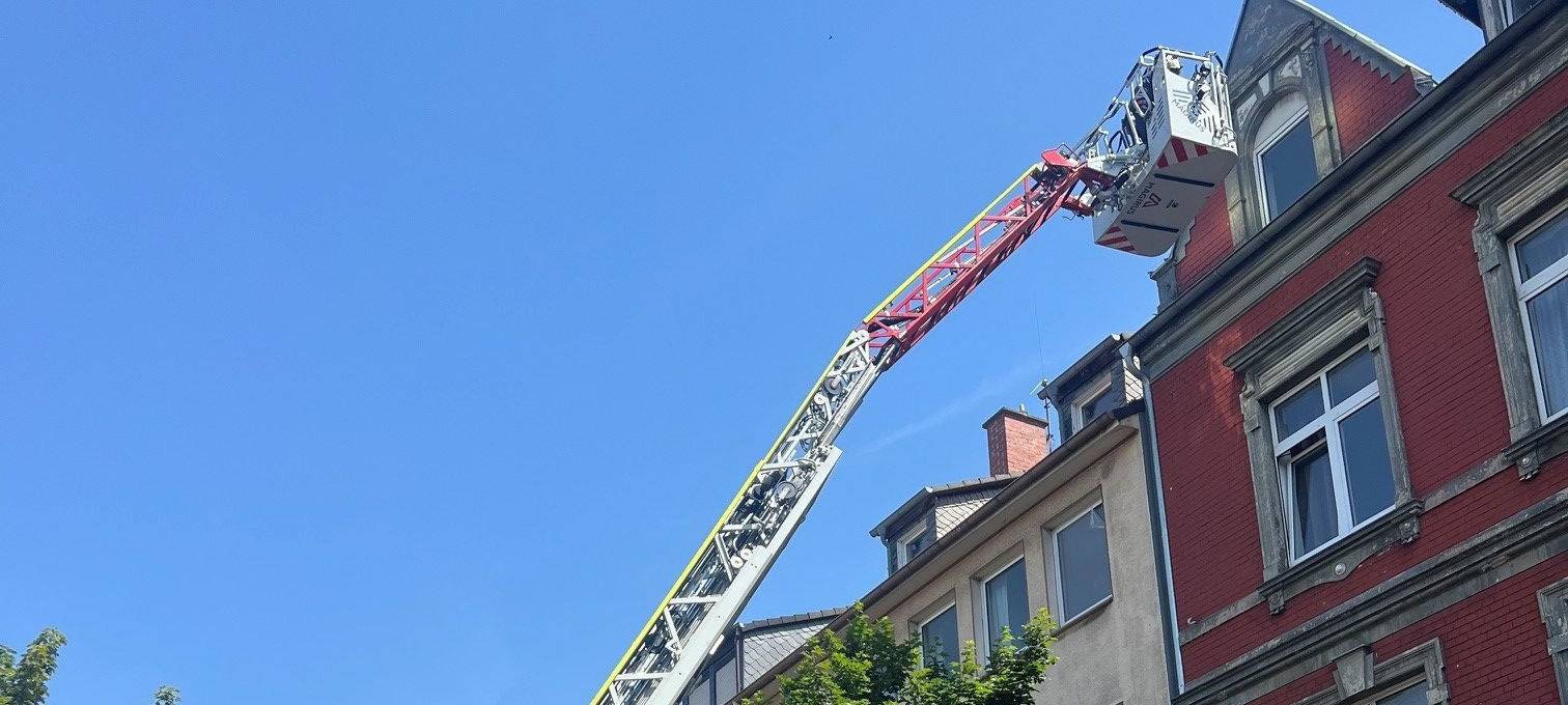 Eine Straße wieder frei, eine andere gesperrt