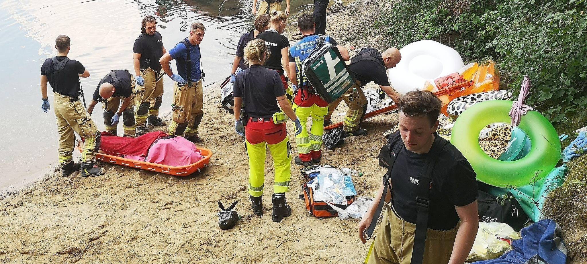 Mann ertrinkt in Baggersee in Düsseldorf