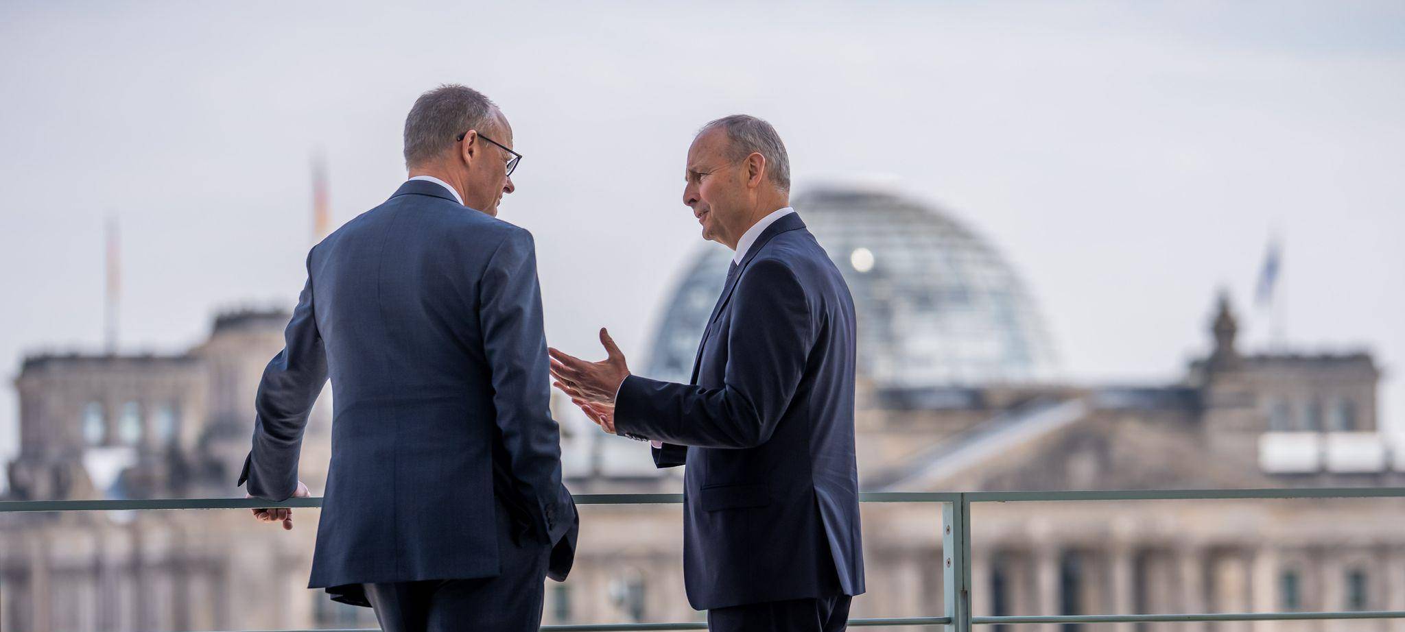 Bundeskanzler Merz empfängt den irischen Regierungschef