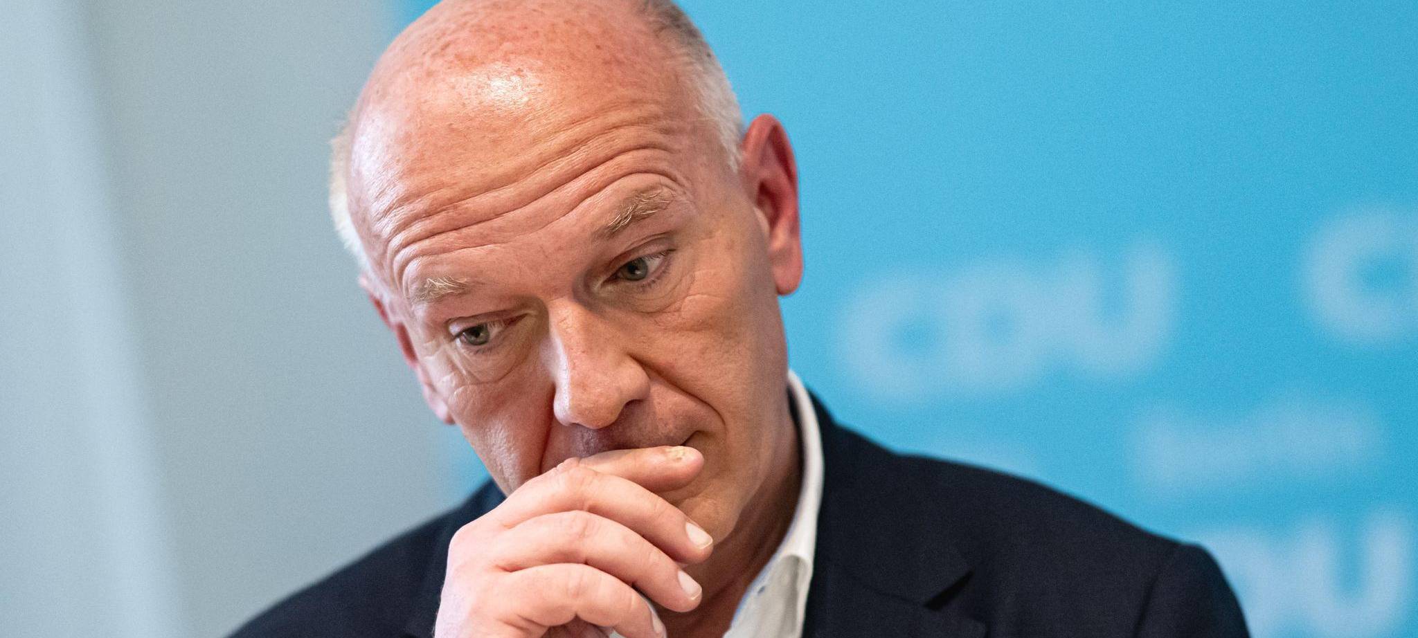 Pressetermin des Landesvorsitzenden der CDU Berlin