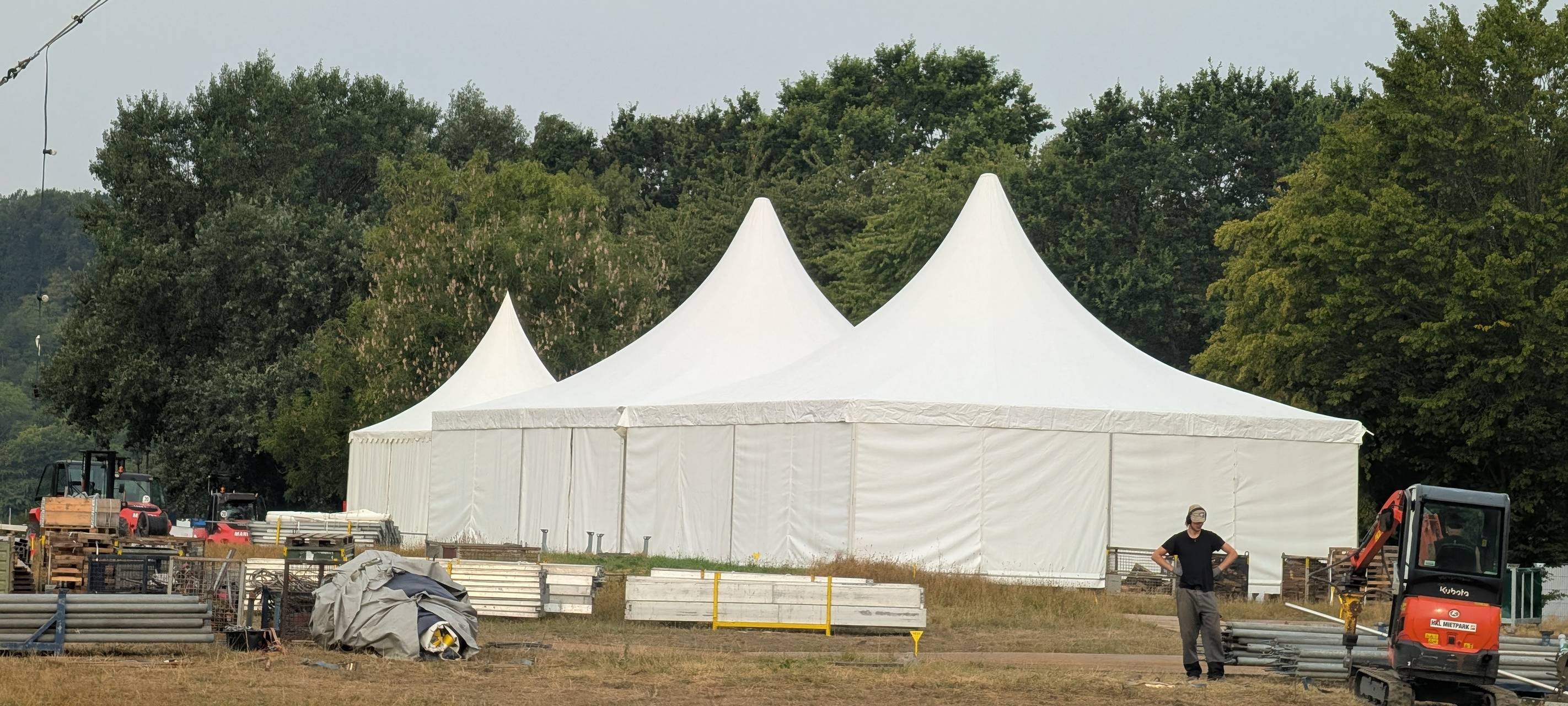 Vorbereitungen für Zeltfestival Ruhr laufen