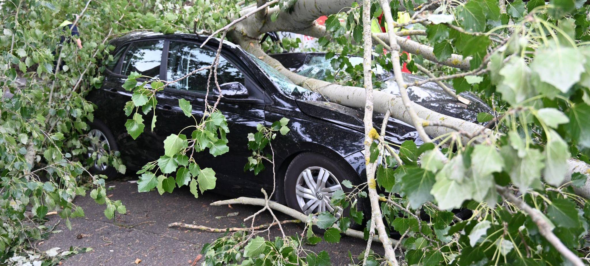 Unwetter in Fürstenwalde