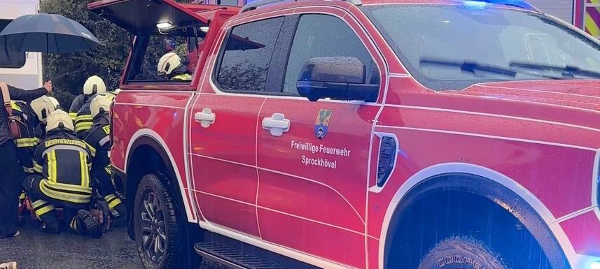 Sprockhövel: Mensch aus Wald gerettet