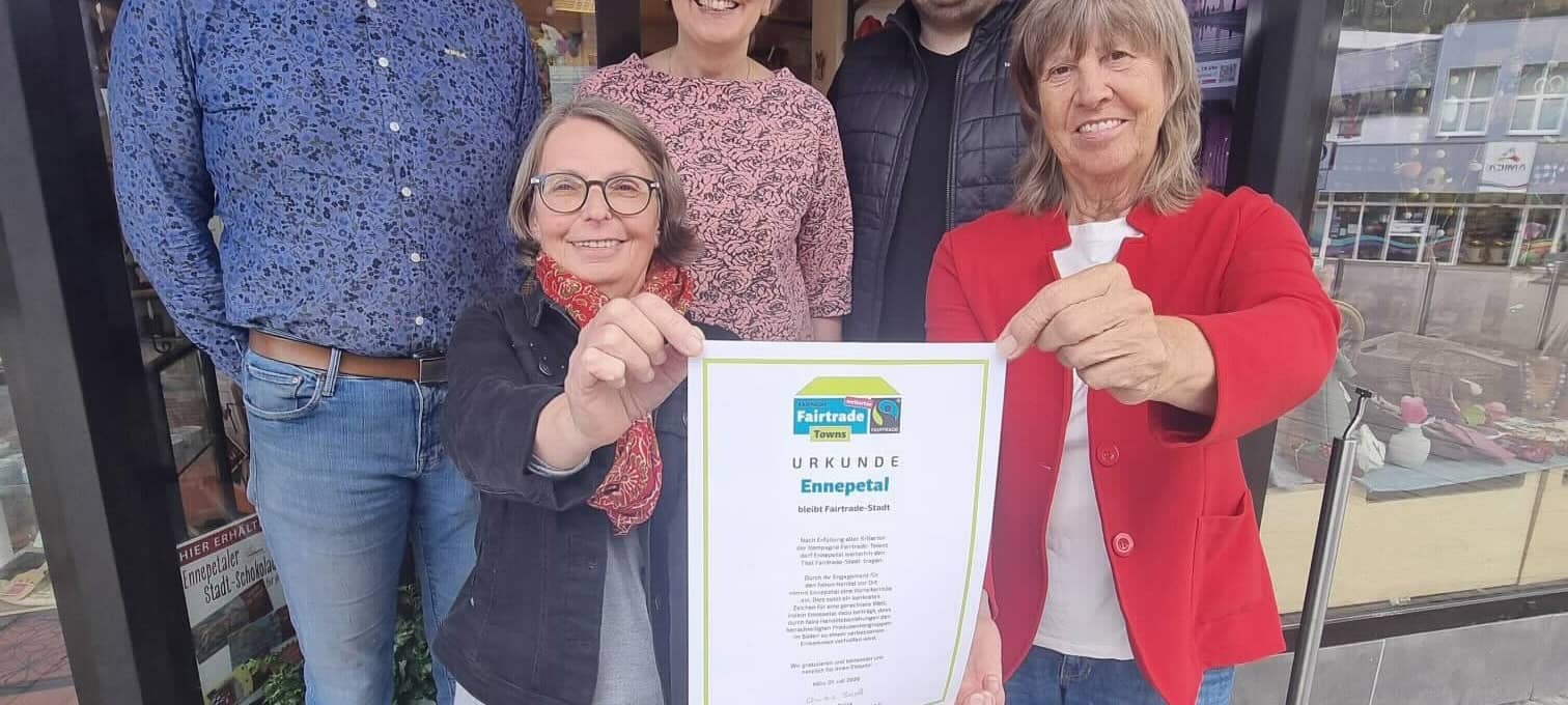 Ennepetal ist wieder "Fairtrade-Stadt"