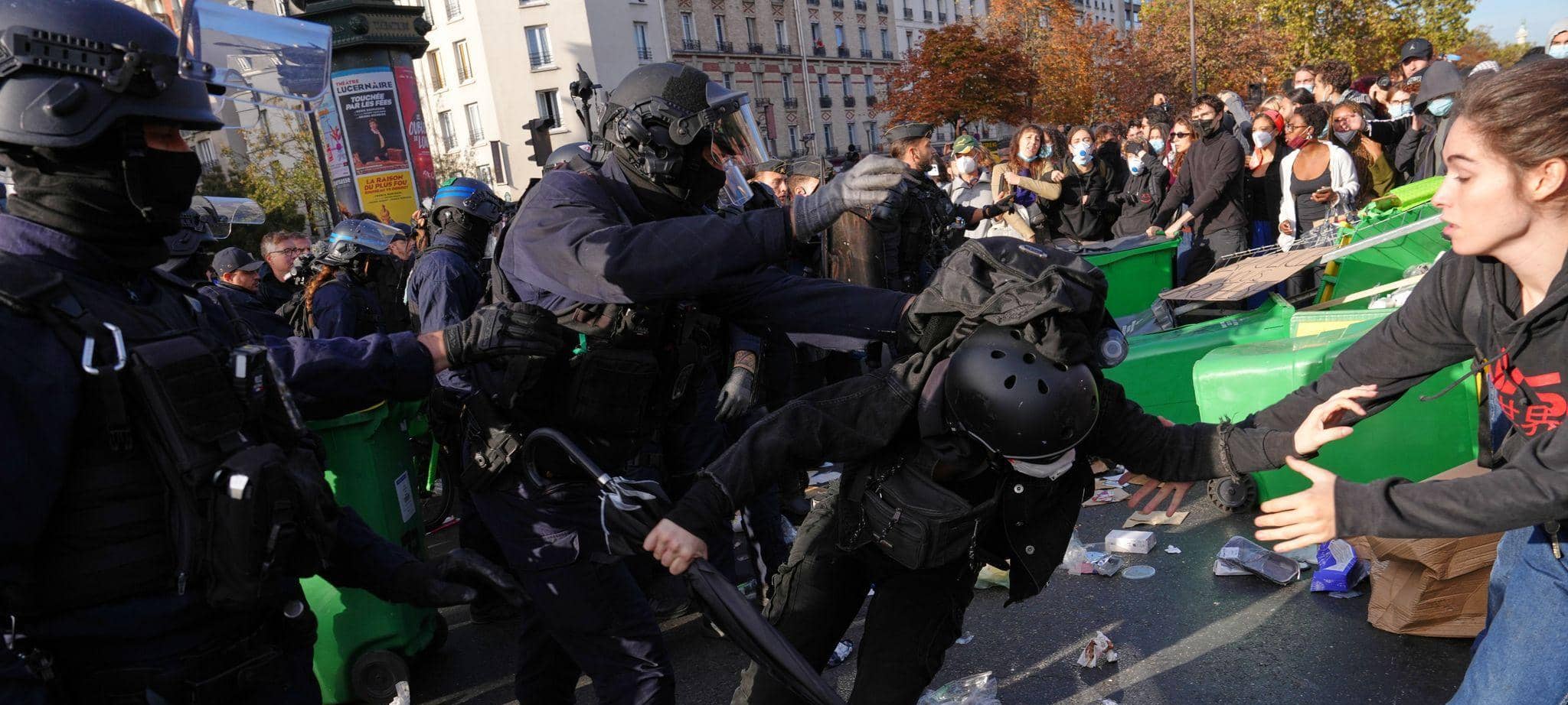 Schulproteste in Frankreich