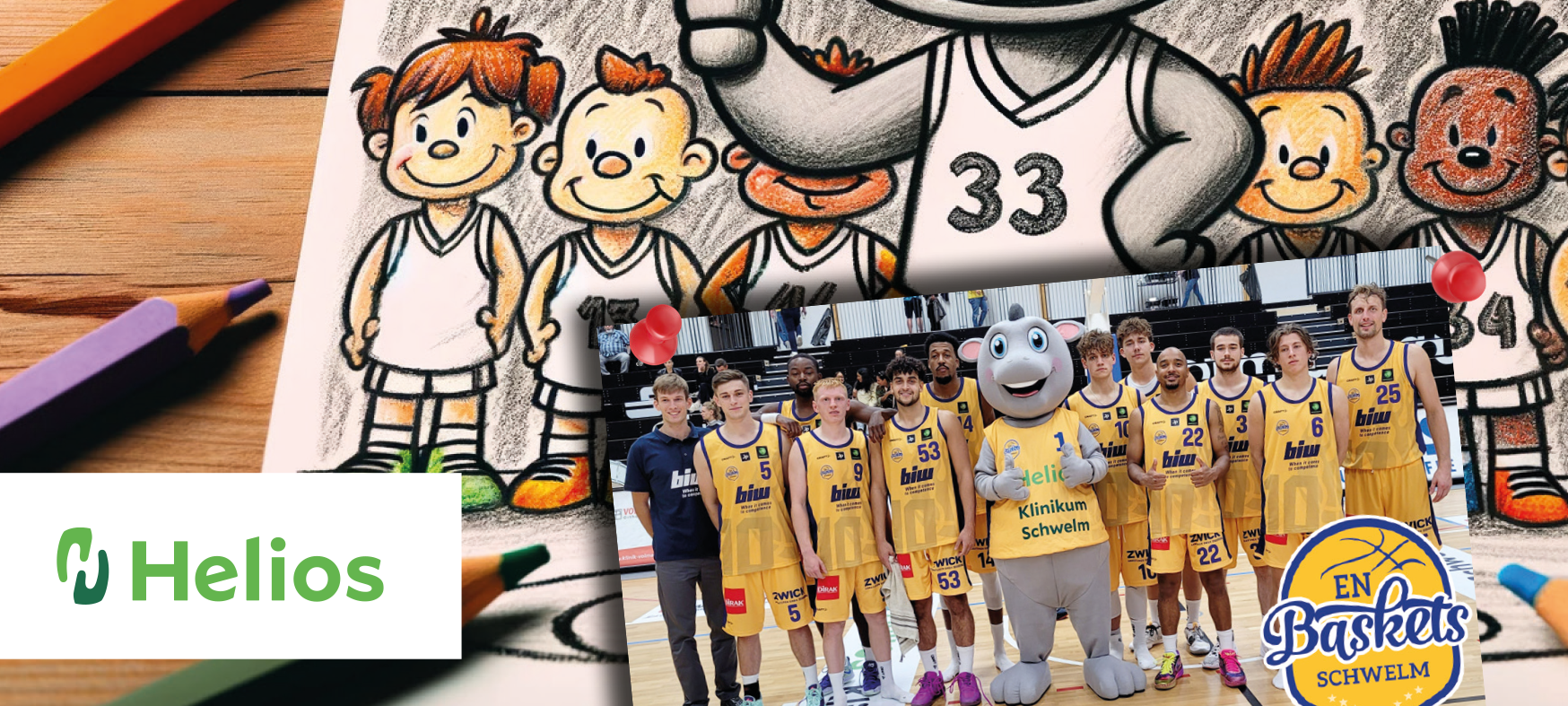 Malwettbewerb für junge Baskets-Fans