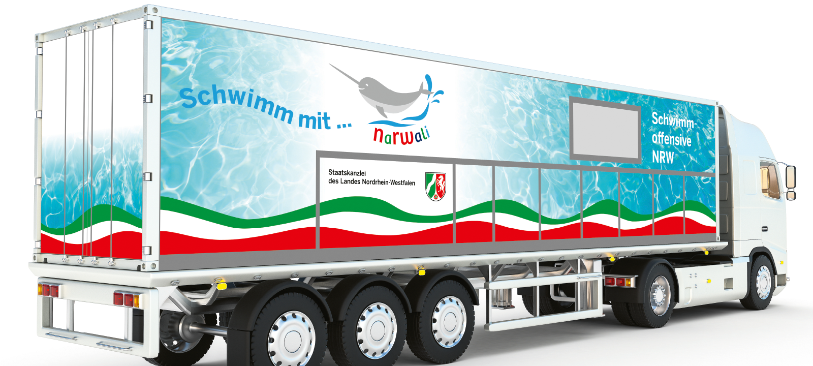 Noch einen Monat: Schwimmcontainer kommt