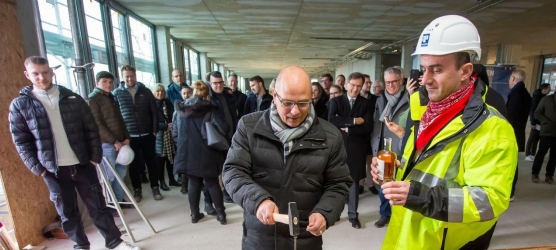 Richtfest: Neues Technologiezentrum