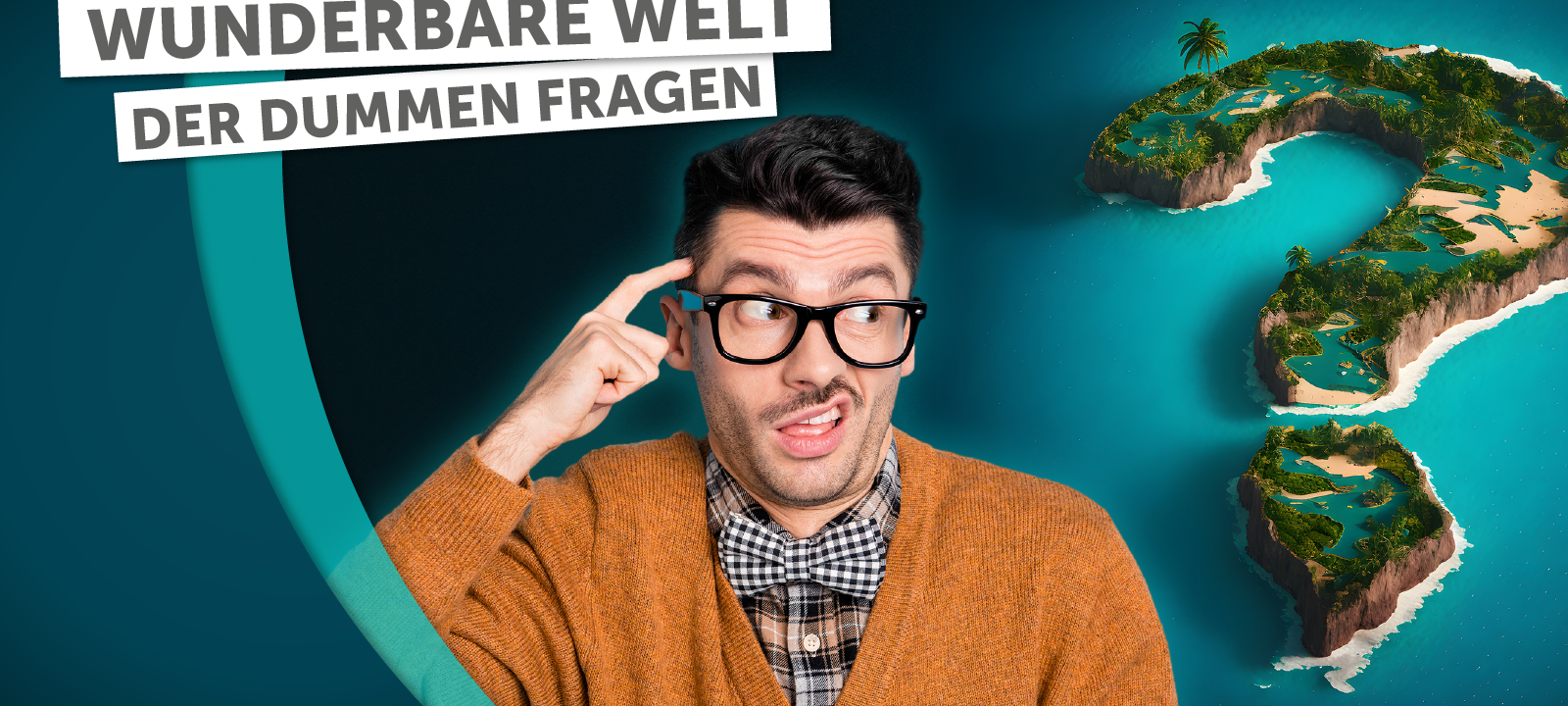 Die wunderbare Welt der dummen Fragen: "Regentropfen ins Auge"