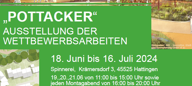 Hattingen: städtebaulicher Wettbewerb Pottacker