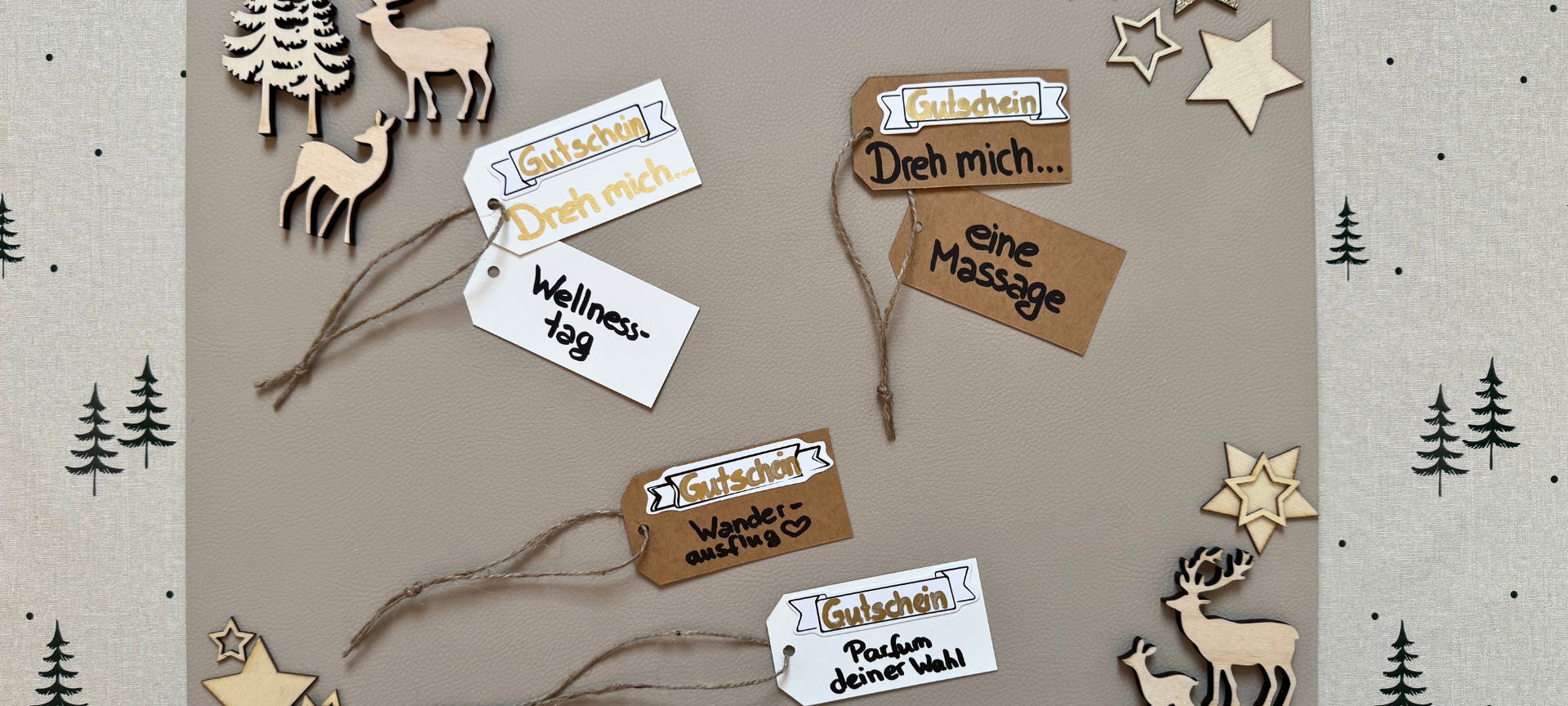 1. Gutscheine beschriften