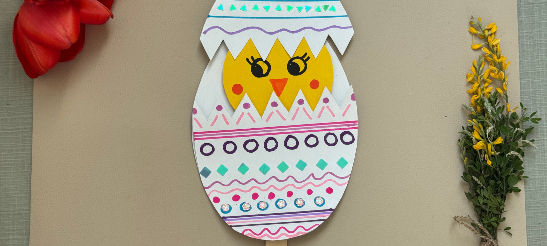 Bastelideen für Ostern: Küken im Ei