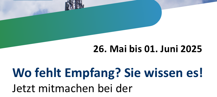 Mobilfunkmesswoche ist gestartet