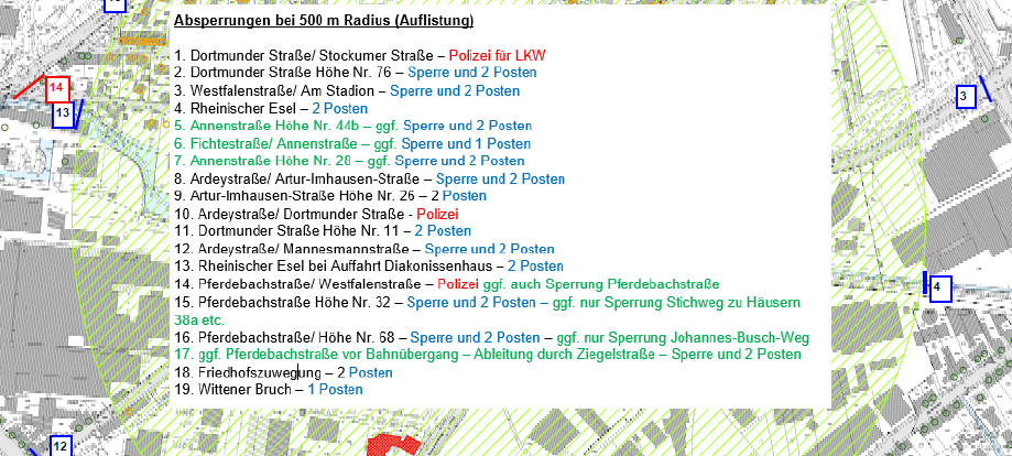 Möglicher Blindgänger in Witten