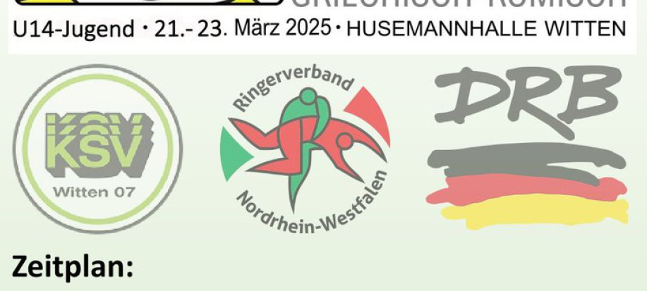 KSV Witten richtet Deutsche Meisterschaft im Ringen aus