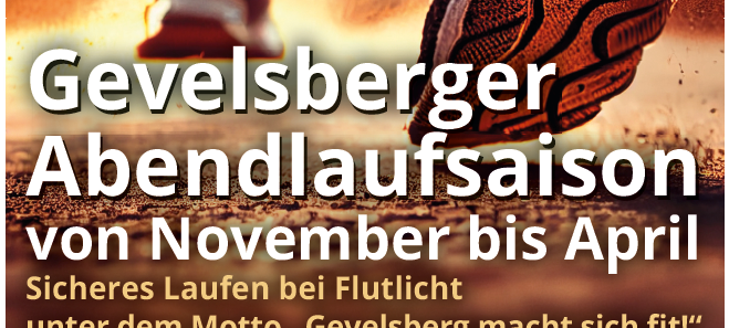 Gevelsberg. Auftakt Abendläufe