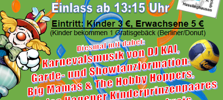 Kinderkarneval in Sprockhövel